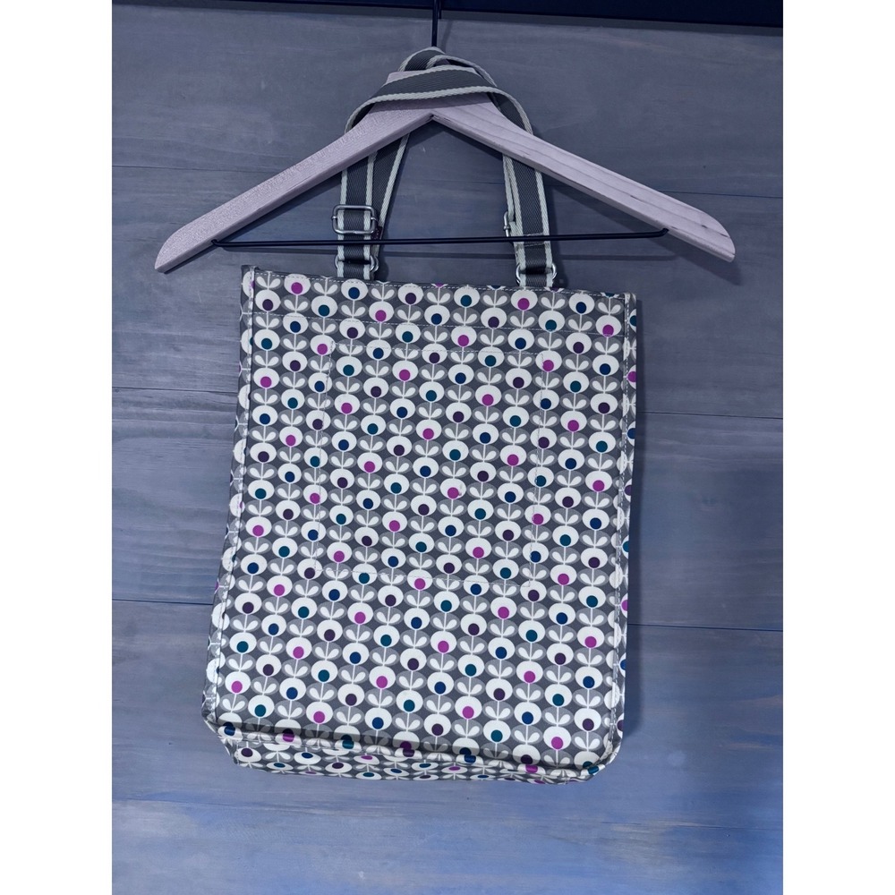 orla kiely rollaway book‎ bag coated tote